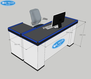 <b>Checkout</b> <b>counter</b> / Cashier desk 1m8 Vietnam Free Combination One Tech Free Combination Metal - Product Image 3