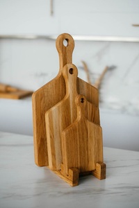 Acacia Wood Chopping Board Rectangle Shape With Handle For <b>Kitchen</b> Use Cheese Board Gift Set Use Cheese Board Gift Set - Product Image 6