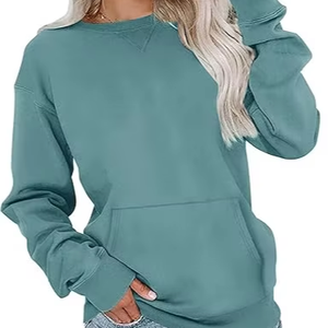 เสื้อสเวตเชิ้ตคอกลมดีไซน์ใหม่ปี 2026 สำหรับผู้หญิง เดรสฮู้ดดี้ เสื้อฮู้ดดี้รุ่นล่าสุด และเสื้อสเวตเชิ้ต - Product Image 1