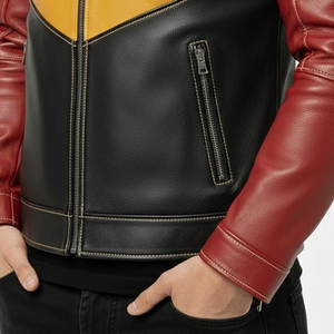 Men's Black Leather <b>Jacket</b> Motorcycle Fashion Winter <b>Jacket</b> Men Slim Fit Leather <b>Biker</b> <b>Jacket</b> Coat Wholesale Leather <b>Jackets</b> - Product Image 5