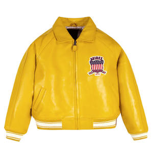 Meilleur prix, veste en cuir pour homme Avirex, veste d'hiver haut de gamme, cuir véritable, coupe-vent, imperméable, teinture unie, toutes tailles disponibles - Product Image 1