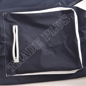 Unisex Dark Blue Waterproof <b>Cargo</b> Pants Elastic Waist Outdoor Wear Adult Size - Product Image 4