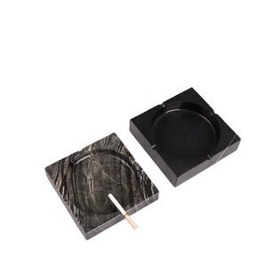 Cendrier en marbre classique fait main de qualité supérieure, sans fumée, écologique, élégant et poli pour la voiture, la maison et le bureau - Product Image 2