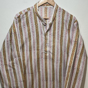 Exclusive <b>Men's</b> Traditional Cotton <b>Kurta</b> | Full Sleeve Long Ethnic Wear | Striped Designer <b>Kurta</b> - Product Image 2