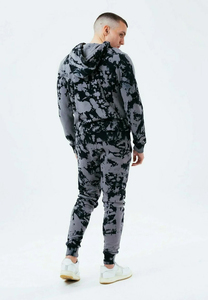 Chándal con capucha y estampado de camuflaje para hombre, ropa informal de manga larga, transpirable, de poliéster, con cordón ajustable y bolsillos laterales. - Product Image 2