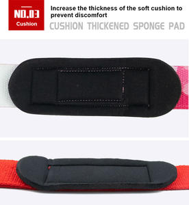 Correas de Neopreno Elásticas Ajustables Ligeras Antideslizantes para Entrenamiento de Fuerza y Culturismo Crossfit, Figura 8 - Product Image 4