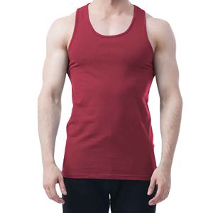 Wholesale Men's Summer Sportswear Tank <b>Tops</b> Breathable Soft Knitted Casual Wear with Custom Logo New Style <b>Mesh</b> Design - Product Image 1