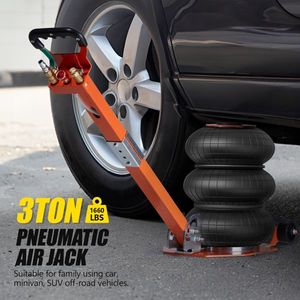 Martinetto Pneumatico a Tre Sacche da 3 Tonnellate per Auto, Sollevamento Rapido, Capacità 15,75 Pollici, Martinetto ad Aria 5S - Product Image 6