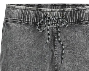 <b>Men</b> Acid Wash Sweat Shorts Lightweight Cotton Fabric Comfortable Fit Retro Streetwear Casual Summer <b>Lounge</b> High Waist Solid - Product Image 3