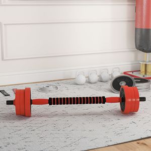 Set di manubri regolabili 4-in-1 da 66 libbre per palestra domestica, attrezzatura completa per allenamento in ferro, include pesi da 5 kg, 80 libbre, 20 kg, 40 kg - Product Image 2