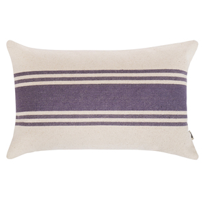 Housse de coussin en coton rayé violet de qualité supérieure pour canapé, lit, salon et décoration intérieure, douce et respirante - Product Image 5