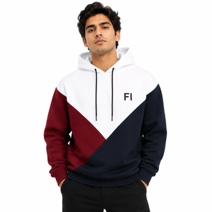 Sweat-shirts à capuche surdimensionnés pour hommes de qualité supérieure, en coton épais mélangé, pull chaud d'hiver, vêtements streetwear personnalisés, fabrication OEM - Product Image 1