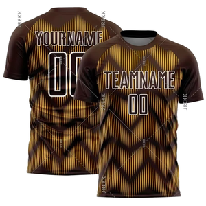 Camiseta de fútbol con rayas degradadas, ropa para hombre, camisetas holgadas con nombre de equipo personalizado, camiseta de fútbol de moda con grafiti estampado 3D - Product Image 2