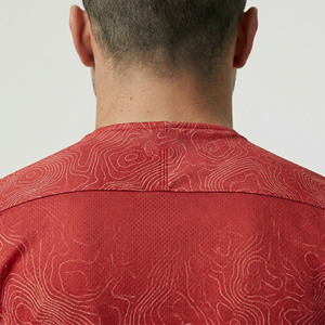 Camiseta de Lacrosse de Secado Rápido para Hombre, Cuello en V, Manga Corta, Diseño para Hombre - Product Image 5