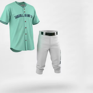 Premium <b>Baseball</b> Uniform Custom Team Jersey Pants Set Breathable Lightweight Sportswear Athletic Wear Wholesale OEM - Product Image 5