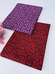 Tissu africain personnalisé imprimé à la cire et coton Ankara OEM pour robes vêtements sacs accessoires idéal pour l'image de marque politique Maroc - Product Image 6