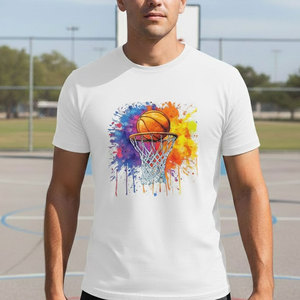 Camiseta de Baloncesto de Manga Corta, Tejido Deportivo que Absorbe la Humedad, Perfecta para un Estilo de Vida Activo y Uso en Equipo - Product Image 3