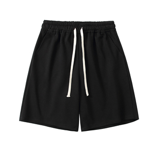 Shorts pour hommes en toile personnalisés avec logo, décontractés, respirants, en polyester et élasthanne, à séchage rapide, vente en gros - Product Image 4
