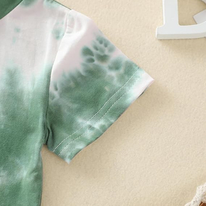 Oversized T-shirt Vintage Magliette Washed Casual T-Shirt and Shorts Set with Drawstring Waist Cotton T-shirt Set - Product Image 3