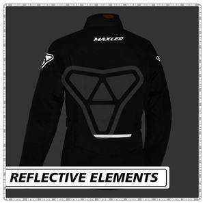 เสื้อแจ็คเก็ตมอเตอร์ไซค์กันน้ำสำหรับผู้ชาย สำหรับฤดูร้อน ขี่ทัวร์ริ่งและออฟโรด ผลิตจากผ้าคอร์ดูร่า มาตรฐานป้องกัน CE ระดับ 2 สำหรับผู้ชาย มีขั้นต่ำในการสั่งซื้อน้อย - Product Image 4