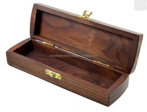 Stylish <b>Wooden</b> Chain <b>Box</b> with <b>Lid</b> Artisan <b>Wooden</b> Chain <b>Box</b> for Home Decor Organizer Flower Decor - Product Image 4