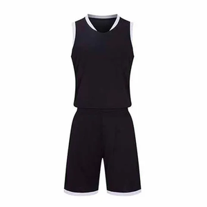 Ensemble d'uniformes de basketball personnalisables en polyester 100 %, nouveau design imprimé, vêtements de sport, anti-bactérien - Product Image 2
