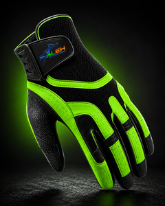Gants de golf personnalisés noir et vert fluo, respirants, haute performance, antidérapants, séchage rapide, pour le sport, OEM ODM, vente en gros - Product Image 5