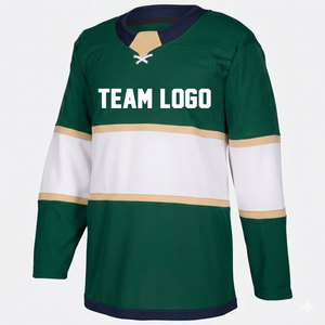 Maillots de hockey sur glace en spandex/coton sur mesure de haute qualité, service OEM, dernier design, unisexe, vente en gros - Product Image 3