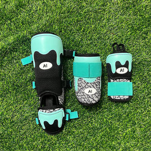 Nuevo Conjunto de Equipo de Protección Ligero de Plástico para Entrenamiento de Béisbol y Sóftbol, Entrega Rápida, Protección para Piernas, Codos y Manos de Jugadores Bateadores - Product Image 1