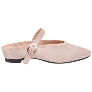 Ann'S Women Mary Jane <b>Flats</b> Nature Polka Dot Round Toe Single Strap Breathable Textile Upper Rubber Outsole All Seasons - Product Image 2