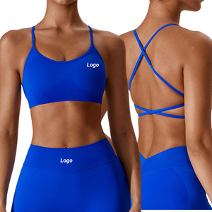 ชุดออกกำลังกายผู้หญิง เสื้อชั้นในกีฬาแขนยาว กางเกงเลกกิ้งออกกำลังกาย ชุดโยคะ ชุดกีฬา แห้งเร็ว ผลิตจากไนลอนและสแปนเด็กซ์ - Product Image 2