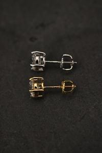 Pendientes de plata de ley 925 con diamantes de moissanita y cierre de rosca para mujer y hombre, regalo de aniversario, mejor precio, IGI - Product Image 3