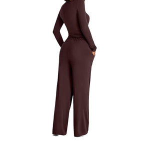 <b>Lightweight</b> Eco-Friendly 100% Polyester High Quality Training Jogging Wear Women's Winter 2-Piece Casual Hooded Fleece Tracksuit - Product Image 2