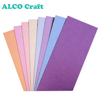 Cartulina con textura colorida, papel para álbum de recortes, 152x152mm, pulpa recubierta sin recubrimiento, fabricación de tarjetas DIY, impresión química personalizada, posibles regalos