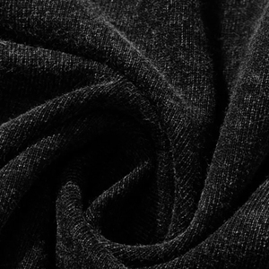 Camiseta de manga corta oversize con hombros caídos, estilo vintage lavado, de marca privada, para ropa urbana, a la moda, con lavado ácido, negra, al por mayor - Product Image 4
