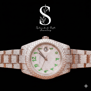 Reloj de Lujo para Hombre con Moissanita de Alta Calidad, Estilo Hip-Hop, VVS, Brillante, con Diamantes, para Hombres - Product Image 1