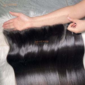 Combo de Pelucas al por Mayor: Cabello Humano Vietnamita Virgen Liso y Fino, Extensiones de Cabello y Pelucas con Encaje Frontal HD - Product Image 5