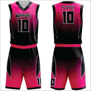 Uniformes de Baloncesto Personalizados para Equipos, Nombre del Equipo Impreso en la Parte Delantera, Transpirables, de Secado Rápido, 100% Poliéster, Diseño Personalizado, Venta al Por Mayor - Product Image 1
