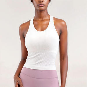 Débardeur femme respirant de qualité supérieure, 100 % polyester et coton, léger, vêtements de fitness, bonne qualité, séchage rapide. - Product Image 4
