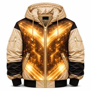 Blouson Bomber Personnalisé Unisexe Coupe-Vent Streetwear Techwear Meilleures Ventes Vente en Gros Fabricant Direct Usine Fournisseur en Gros OEM - Product Image 1