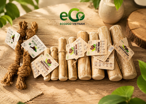 Bâtonnets à mâcher en bois de café Eco2go Vietnam, friandises naturelles pour chiens, sûres et non toxiques, fabriquées au Vietnam - Product Image 2