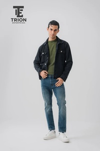 Chaqueta de Camarero de Manga Larga para Hombre, Nueva Moda de Invierno, Camisas de Cocinero para Barbacoa, Panadería, Restaurante, Bar, Chaqueta Vaquera de Invierno para Hombre - Product Image 2