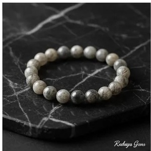 Pulsera Artesanal de Labradorita Natural con Cuentas, Pulsera de Cristal Curativa Mágica de la India, Venta al por Mayor, Patrón en Forma de Pera - Product Image 1