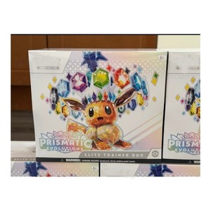 100% authentique_Poke-mon Prismatic Evolutions ETB- Boîte d'entraînement pour élite Pokémon - Product Image 1