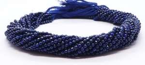 Cuentas Redondas Facetadas de Lapislázuli Natural AAA de 3MM, Cuentas de Piedra Preciosa de Lapislázuli Natural de 13 Pulgadas para Fabricación de Joyería al por Mayor - Product Image 5