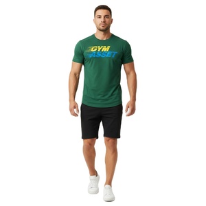 Camiseta de Cuello Redondo para Hombre, Algodón de Alta Calidad, Ajuste Cómodo, Impresión de Logotipo Personalizado, Venta al por Mayor, Ropa Casual de Moda de Manga Corta - Product Image 5