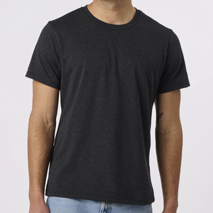 T-shirt à manches courtes pour homme en coton de bambou, t-shirts durables pour homme, t-shirt d'été à col rond, t-shirt en jersey bio pour homme - Product Image 2