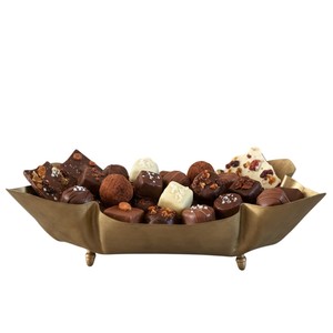 Plateau à chocolat en métal argenté de qualité supérieure, élégant, pour servir des friandises lors d'occasions et d'événements spéciaux, à prix excellent. - Product Image 6