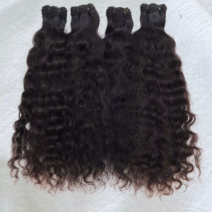 Lots de Cheveux Humains Bouclés Ondulés Profonds, Ondulation Naturelle, Cheveux Vierge Remy Indiens d'un Seul Donneur, Double Trame Faite à la Machine, Prix de Gros - Product Image 6