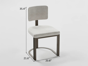 Juego de Comedor Moderno de Lujo en Madera de Teca Sólida, Aparador Dorado, 6 Sillas, Mesa de Cocina Ovalada, Mueble de Almacenamiento - Product Image 5